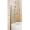 Ottofond Wannenaufsatz 1400 x 800 mm Echtglas Montage rechts