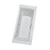 Ottofond Whirlpool-Set Rosa 180 x 80 cm mit WE-Luxus und Farblichtwechsler