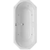 Ottofond Whirlpool-Set Sicilia 170 x 75 cm weiß/chrom Typ 1