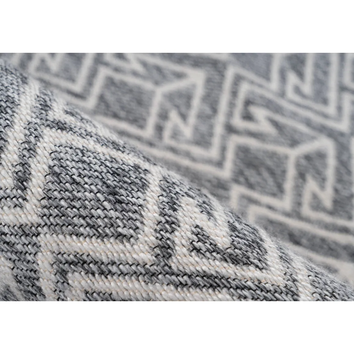 Outdoor-Teppich „Yoga 100“, grau/creme