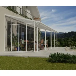 Palram Canopia Terassenüberdachung 3er Serie Pergola-Seitenwand weiß