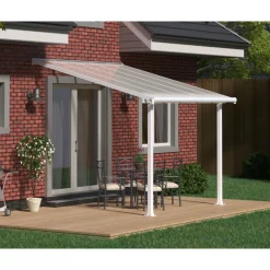 Palram Terrassenüberdachung Olympia 300 x 300 cm weiß