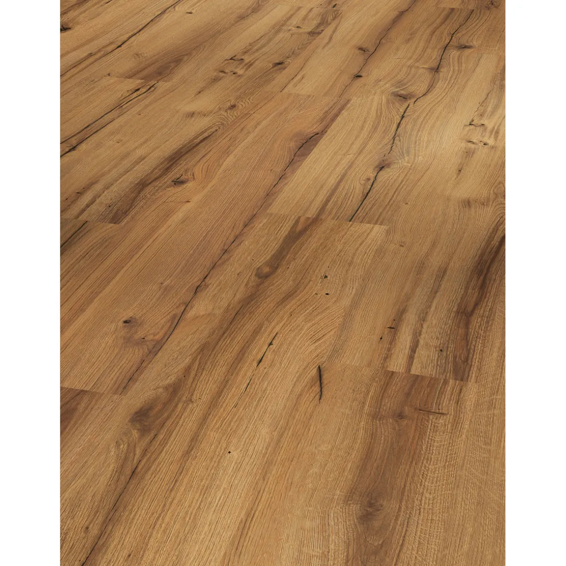 Parador Laminatboden „Basic 400“, Eiche History, Seidenmatte Struktur, 19,4x128,5 cm