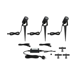 Paulmann Outdoor Link Light Set Spot 3x3W IP67 3000K 12V