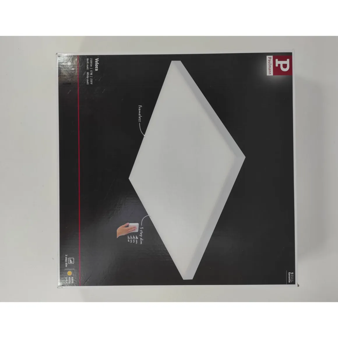 Paulmann LED-Panel Velora 29,5 x 29,5 cm dimmbar weiß
