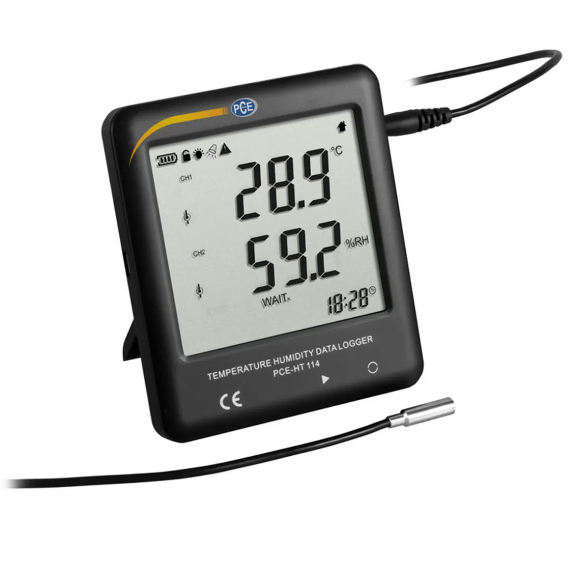 PCE Instruments Kühlschrank-Temperatur- und Feuchtigkeitsmesser „PCE-HT 114 “