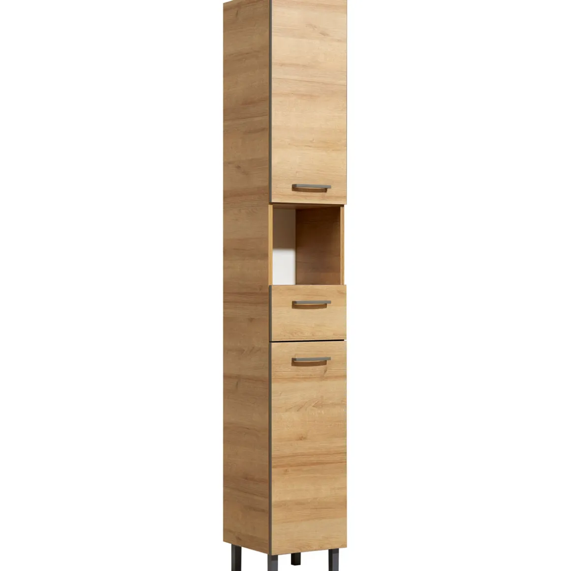 Pelipal Hochschrank Rüdesheim 30 x 195,5 x 33 cm Riviera Eiche
