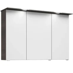 Pelipal LED-Spiegelschrank Trentino grau inkl Leuchtmittel und Touchsensor