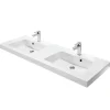 Pelipal Mineralmarmor-Waschtisch Volterra weiß Fokus 5015 148,2 x 7,6 x 50,8 cm