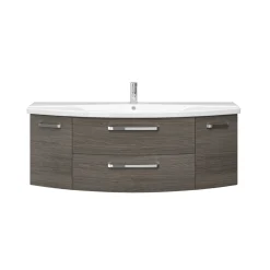 Pelipal Waschtischunterschrank Asti grau Fokus 4010 140 x 49,2 x 48 cm