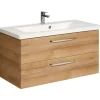 Pelipal Waschtischunterschrank Trentino Eiche 105 x 51 x 49 cm