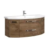 Pelipal Waschtischunterschrank Asti braun Fokus 4010 142 x 1,6 x 26,5 cm