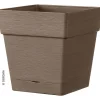 Pflanzkasten Quadro Save R 17 cm camel