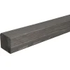 Pfosten für Staketenzaun 7 x 7 x 110 cm grau