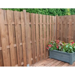 Pfosten Sylt 90x90x1900 cm braun