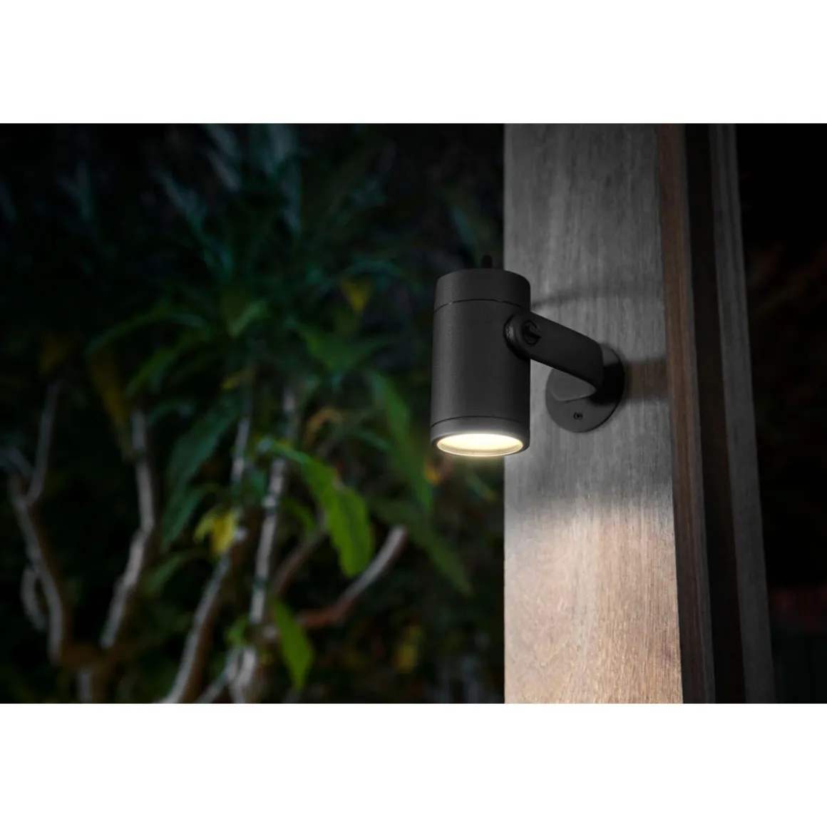 Philips Hue LED-Außenleuchte Lily 19,4 x 8,4 x 7 cm schwarz