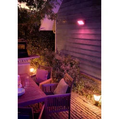 Philips Hue LED-Außenwandleuchte Discover schwarz