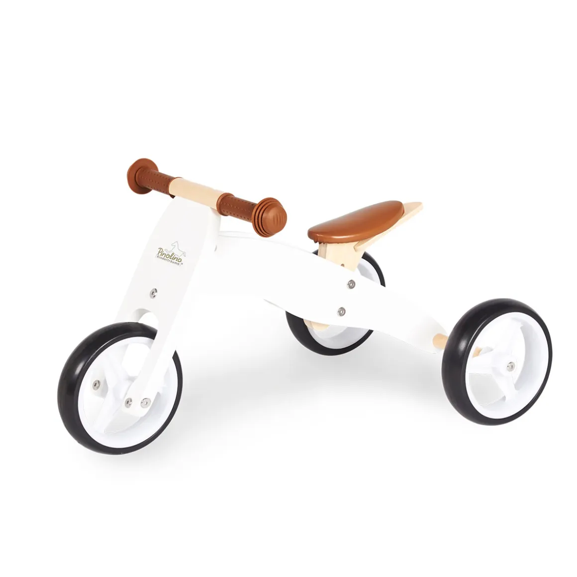 Pinolino Mini-Laufdreirad Charlie, weiß/natur