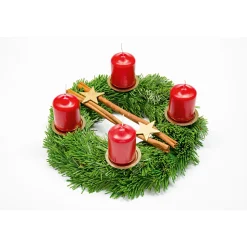 Plantiflor Adventskranz klassisch Durchmesser 30 cm 4 Kerzen