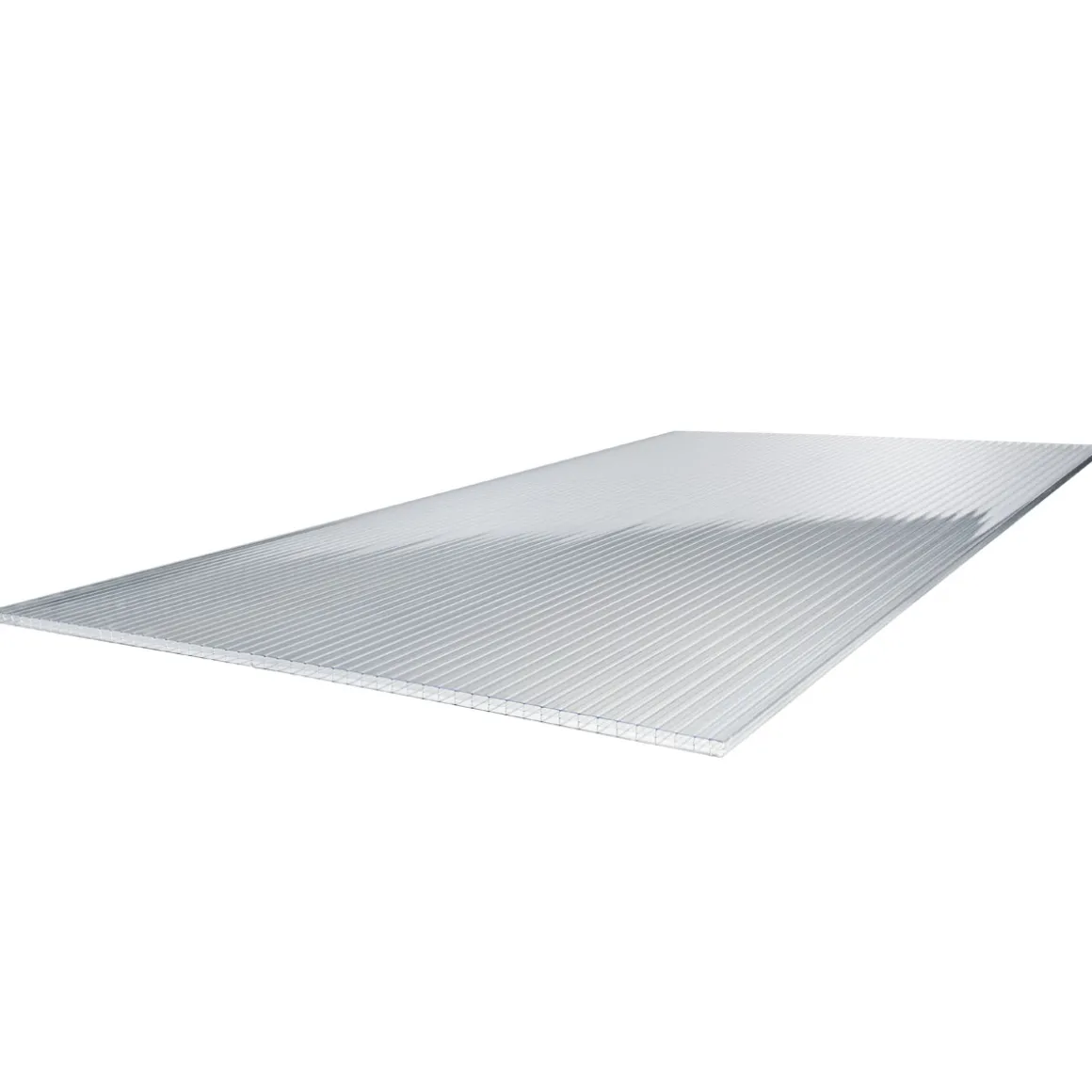 Polycarbonat-Hohlkammerplatte transparent 250 x 98 cm