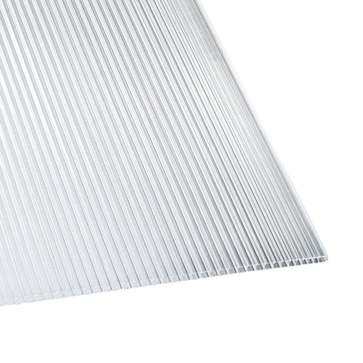 Polycarbonat-Hohlkammerplatte transparent 250 x 98 cm