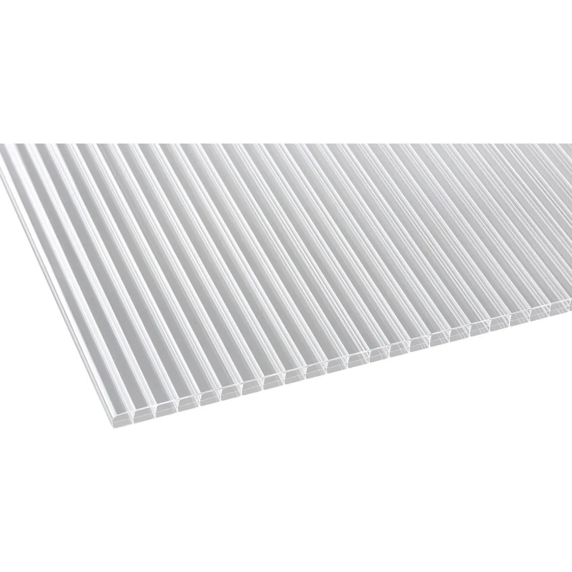 Polycarbonat-Hohlkammerplatte transparent 250 x 98 cm
