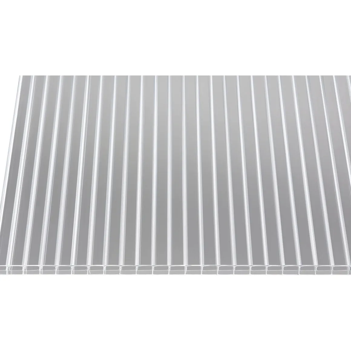 Polycarbonat-Hohlkammerplatte transparent 250 x 98 cm