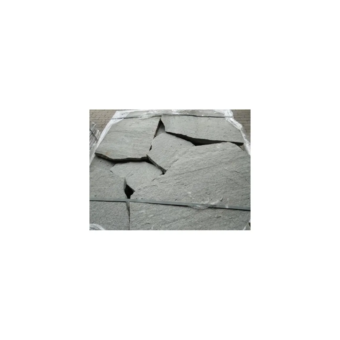 Polygonalplatte Quarzit Grau 1-2 cm