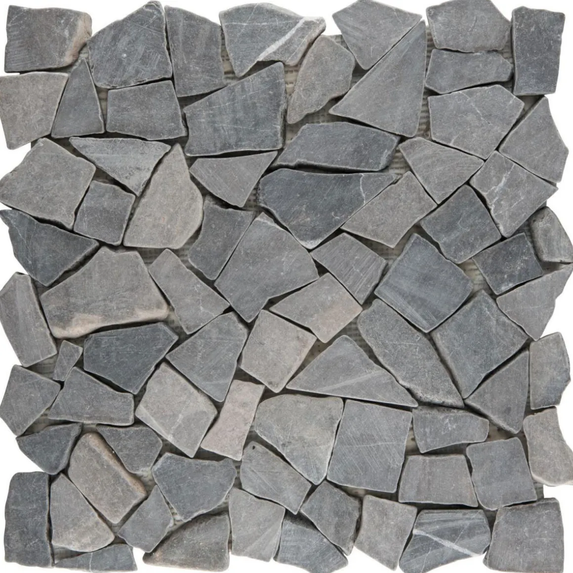 Polymosaik Graphit Marmor 28 x 28 x 0,8 cm