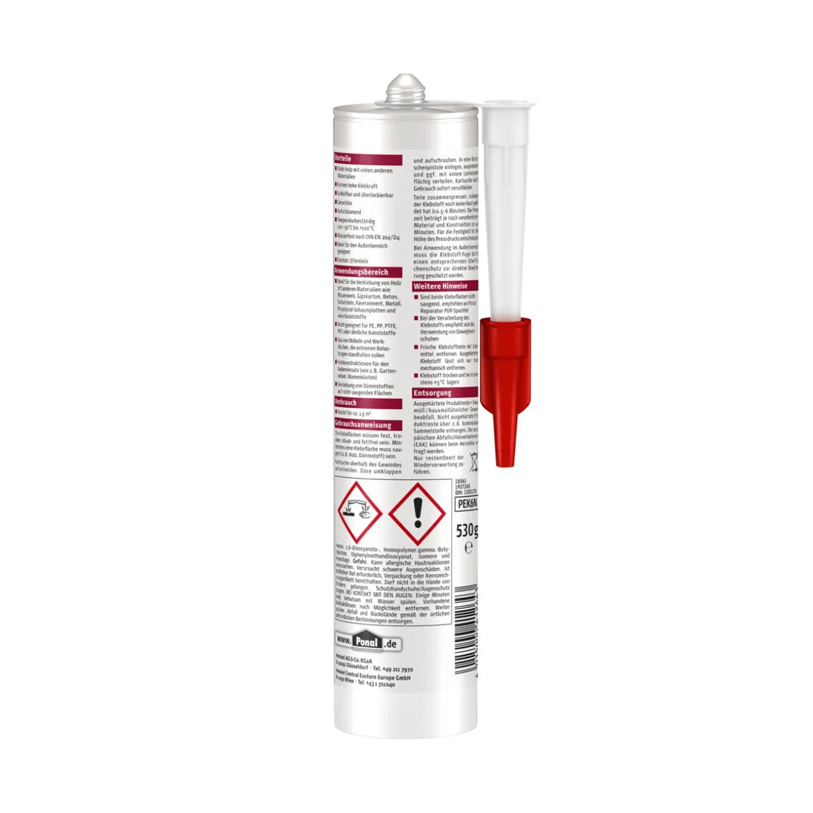Ponal PU-Kleber Konstruktion PUR-Kleber 530 g