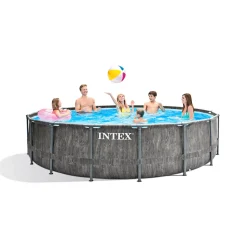 Premium Pool Greywood Prism Frame 457 x 122 cm