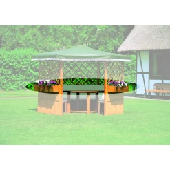 Promadino 5er Set Blumenkasten für Pavillon Palma und Marburg