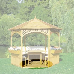 Promadino Holzboden für Pavillon Palma