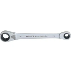Proxxon Industrial Ringschlüssel MicroSpeeder mit Knarrenfunktion 4-fach