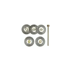 Proxxon Micromot Radbürsten Stahl 22 mm 5 Stück und 1 Träger
