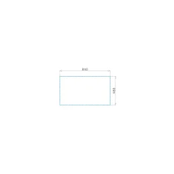 Pyramis Einbauspuele ATHLOS PLUS 86 x 50 cm 1B 1D Iron grey