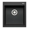 Pyramis Einbauspuele ISTROS 46 x 50 cm 1B Granit Carbon
