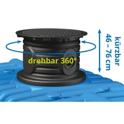 4rain Flachtank Flat XL 7000 Liter inkl. Schachtverlängerung
