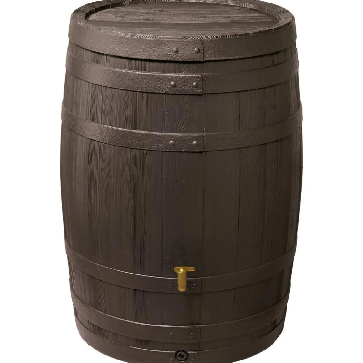4rain Regenfass VINO 400 L dunkelbraun