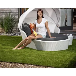 Rasen Deluxe Kunstrasen Sansibar rund 75 cm