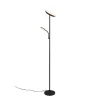 Reality LED Stehleuchte SPECTER schwarz, mit Lesearm