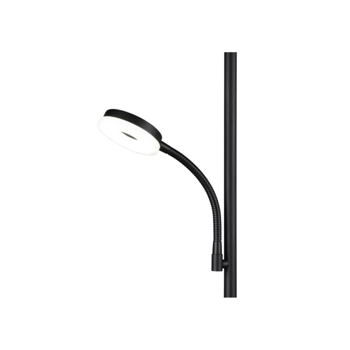 Reality LED Stehleuchte SPECTER schwarz, mit Lesearm