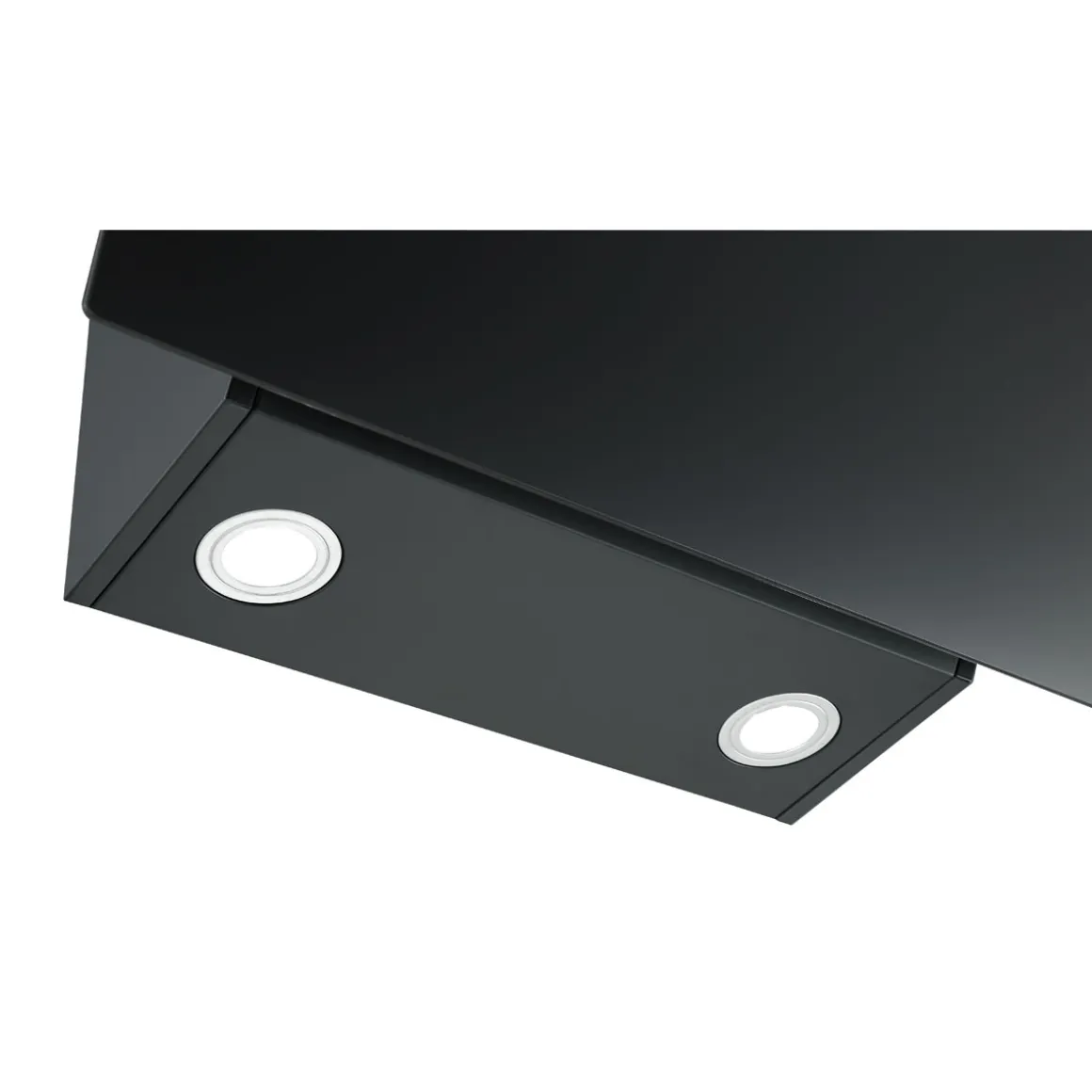 Respekta Alia Konkave Schräghaube CH55060SA++ 60 cm Schwarz
