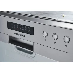 Respekta Einbaugeschirrspüler Kari 60 cm mit Display, teilintegriert