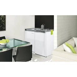 Respekta Levin Miniküche Pantry100SV 100 cm Weiß