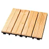 Rettenmeier Holz-Klickfliese Douglasie braun 30 x 30 cm