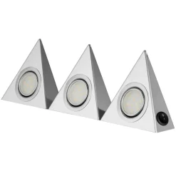 REV Ritter LED-Unterbauleuchte TrianglePromo 3 x 1,8W m Schalter