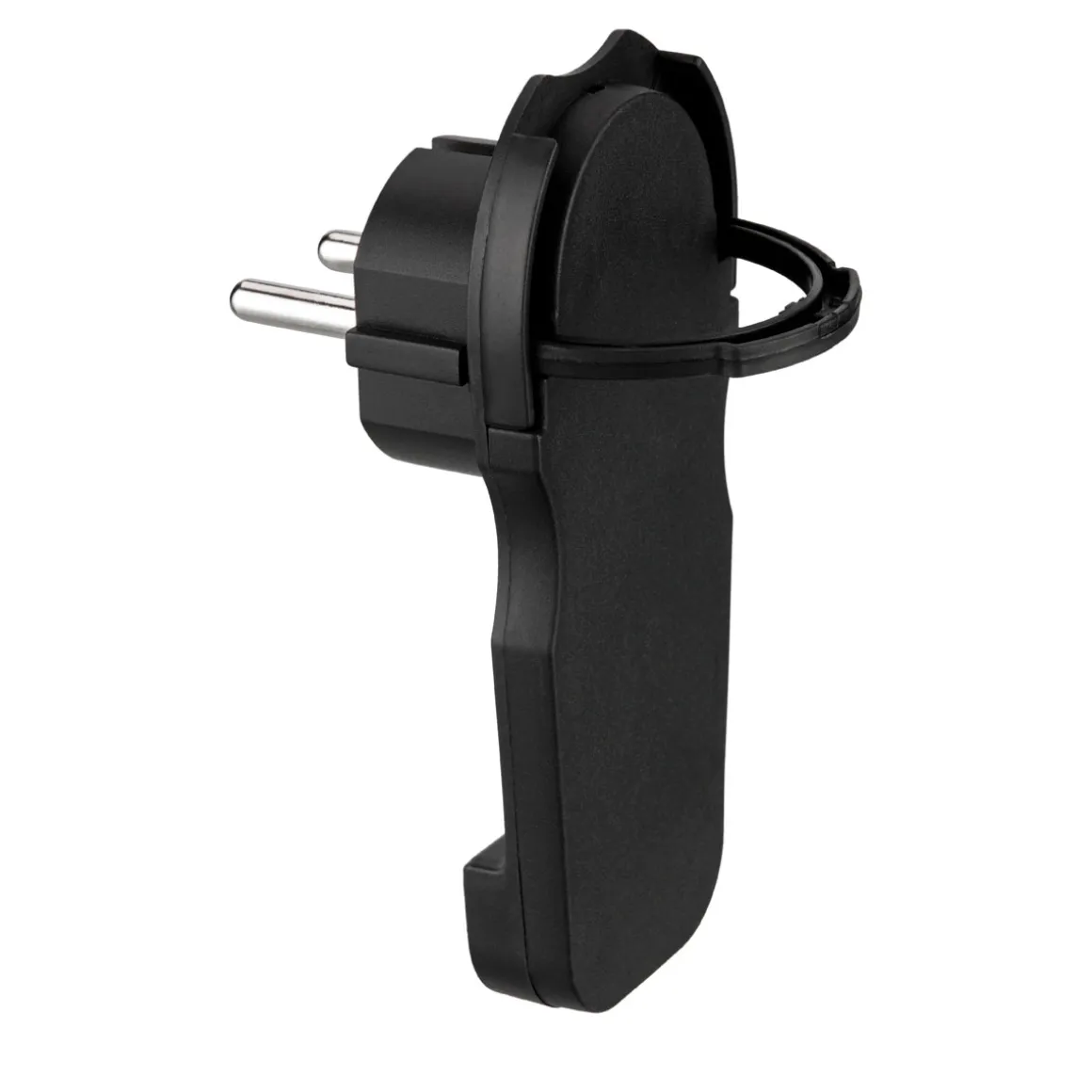 REV Ritter Schutzkontakt-Flachstecker Smart Kunststoff wiederanschließbar schwarz