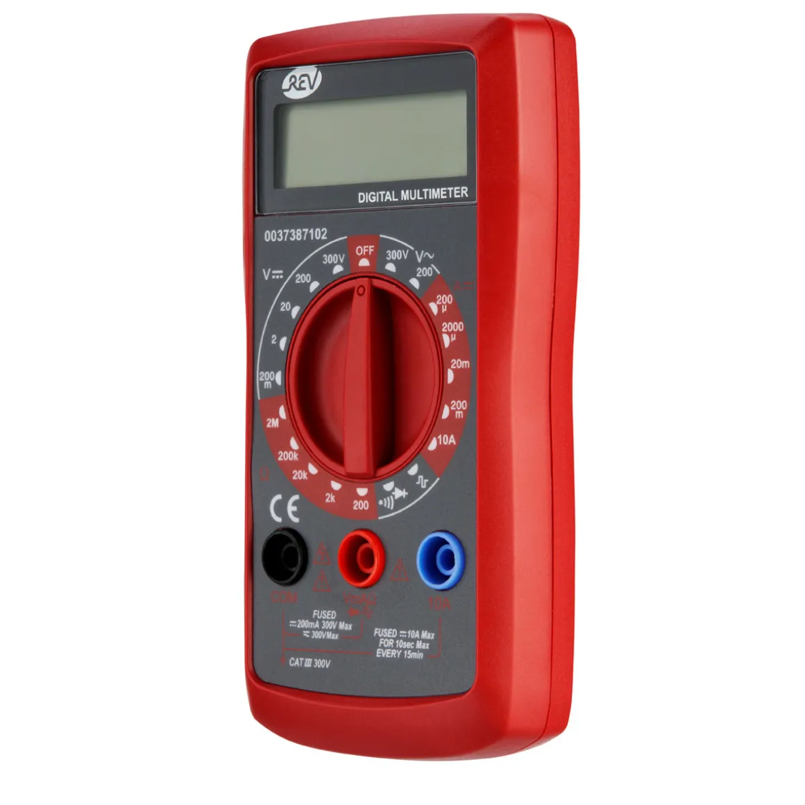 REV Ritter Vielfachmessgerät digital mit Signalgenerator schwarz/rot