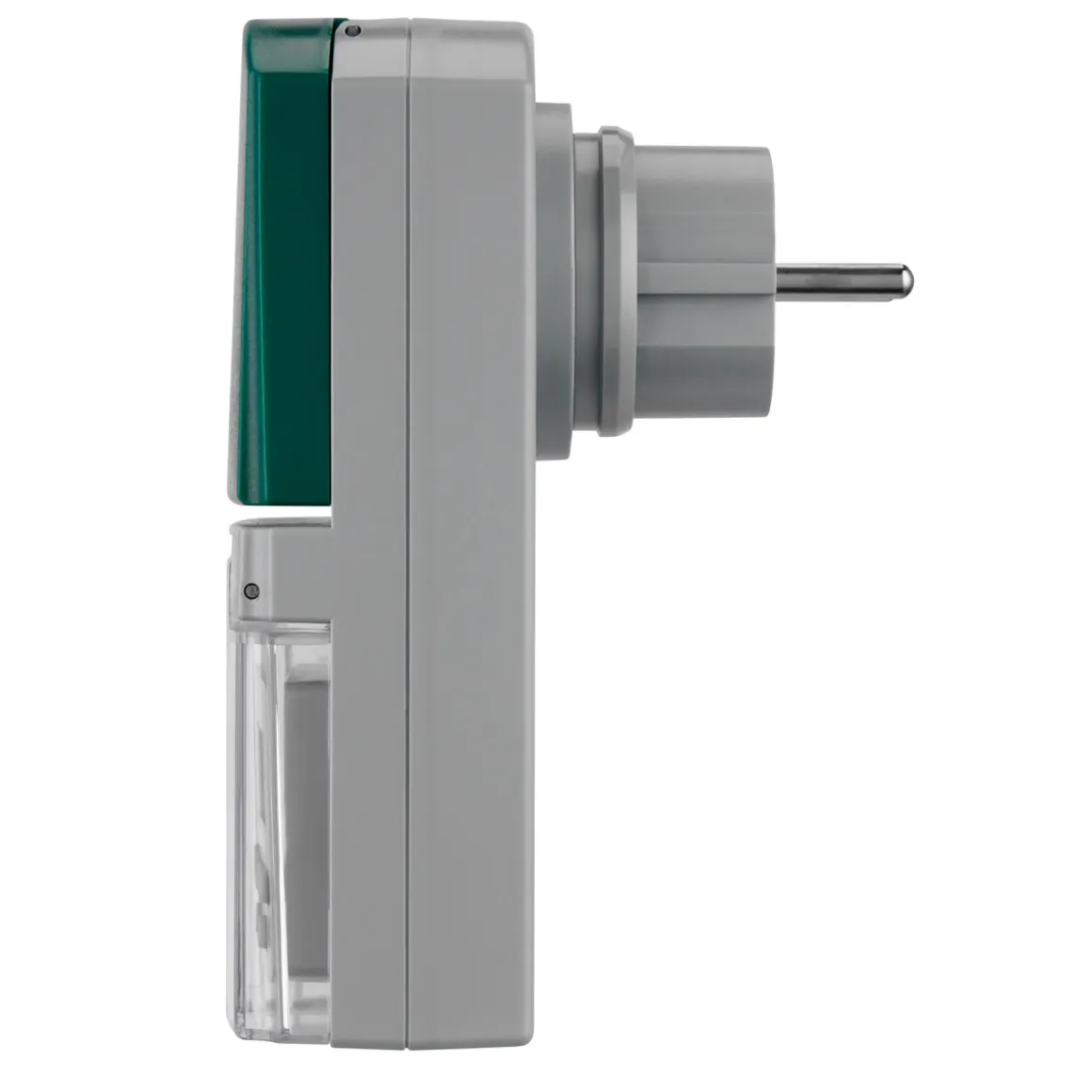 REV Ritter Zeitschaltuhr außen IP44 digital Standard 140 Schaltzeiten grau-grün